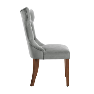 DHP Clairborne Tufted Dining Chairs, Set of 2 - Gray - Set of 2