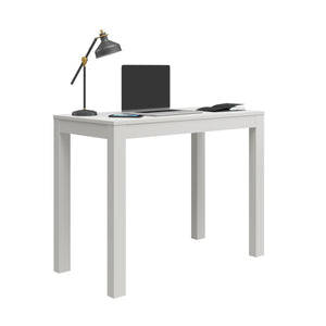 Ameriwood Home Parsons Computer Desk with Drawer - White