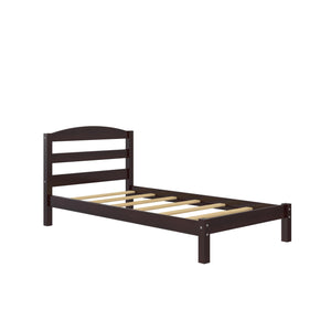 DHP Braylon Twin Size Bed Frame - Espresso - Twin