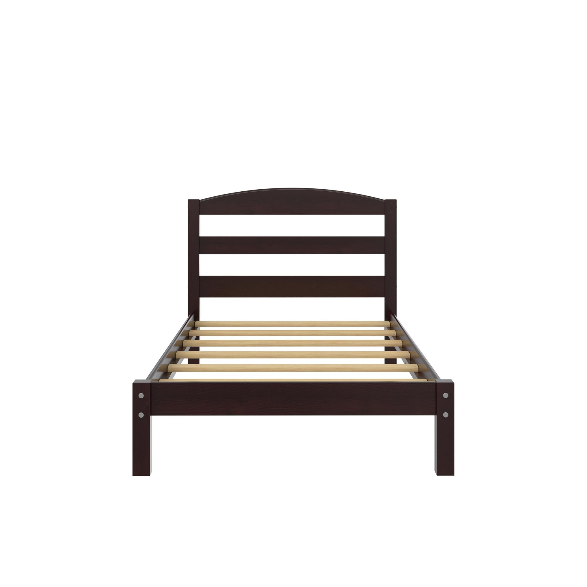 DHP Braylon Twin Size Bed Frame - Espresso - Twin