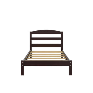 DHP Braylon Twin Size Bed Frame - Espresso - Twin
