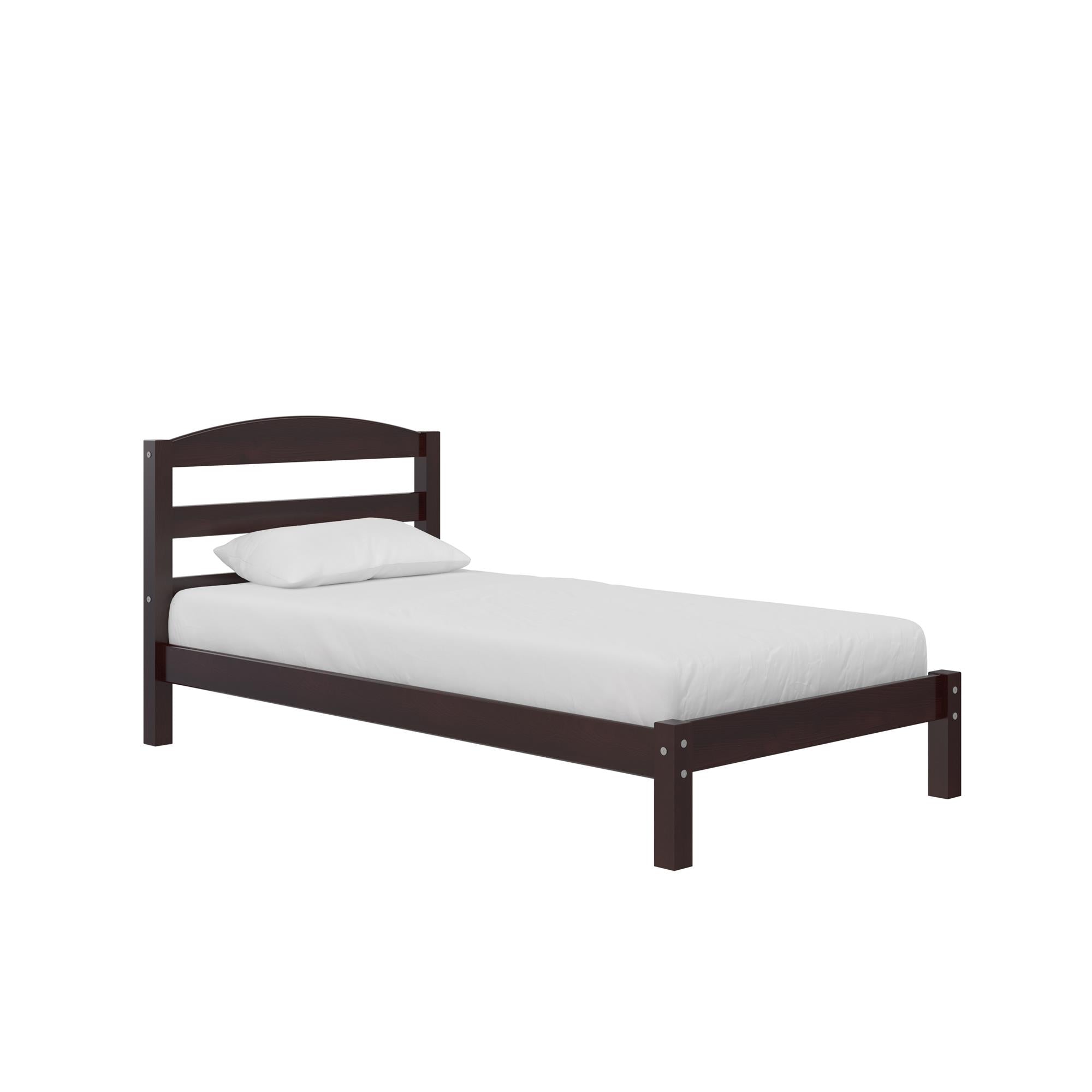 DHP Braylon Twin Size Bed Frame - Espresso - Twin