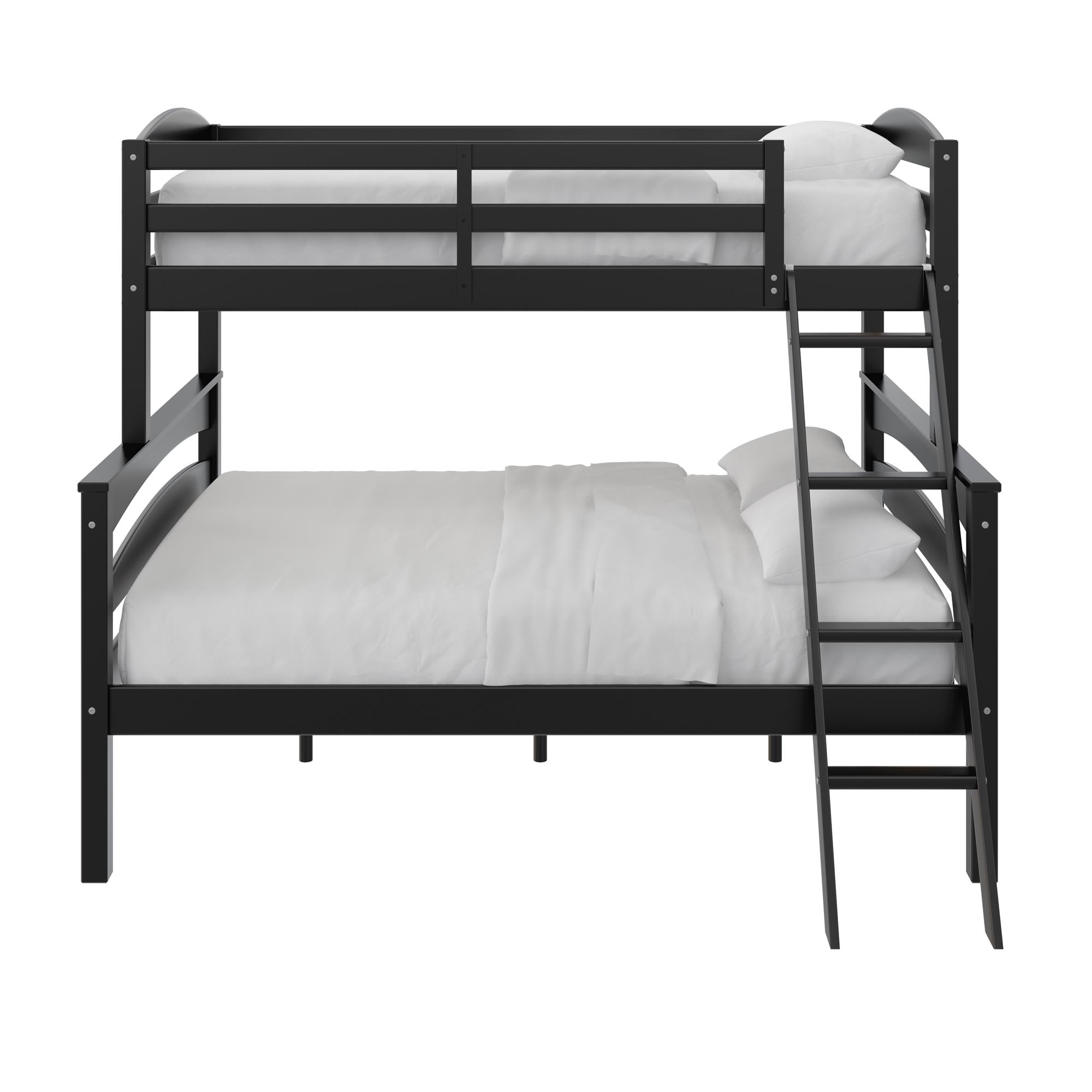 DHP Brady Kids' Wood Bunk Bed - Black