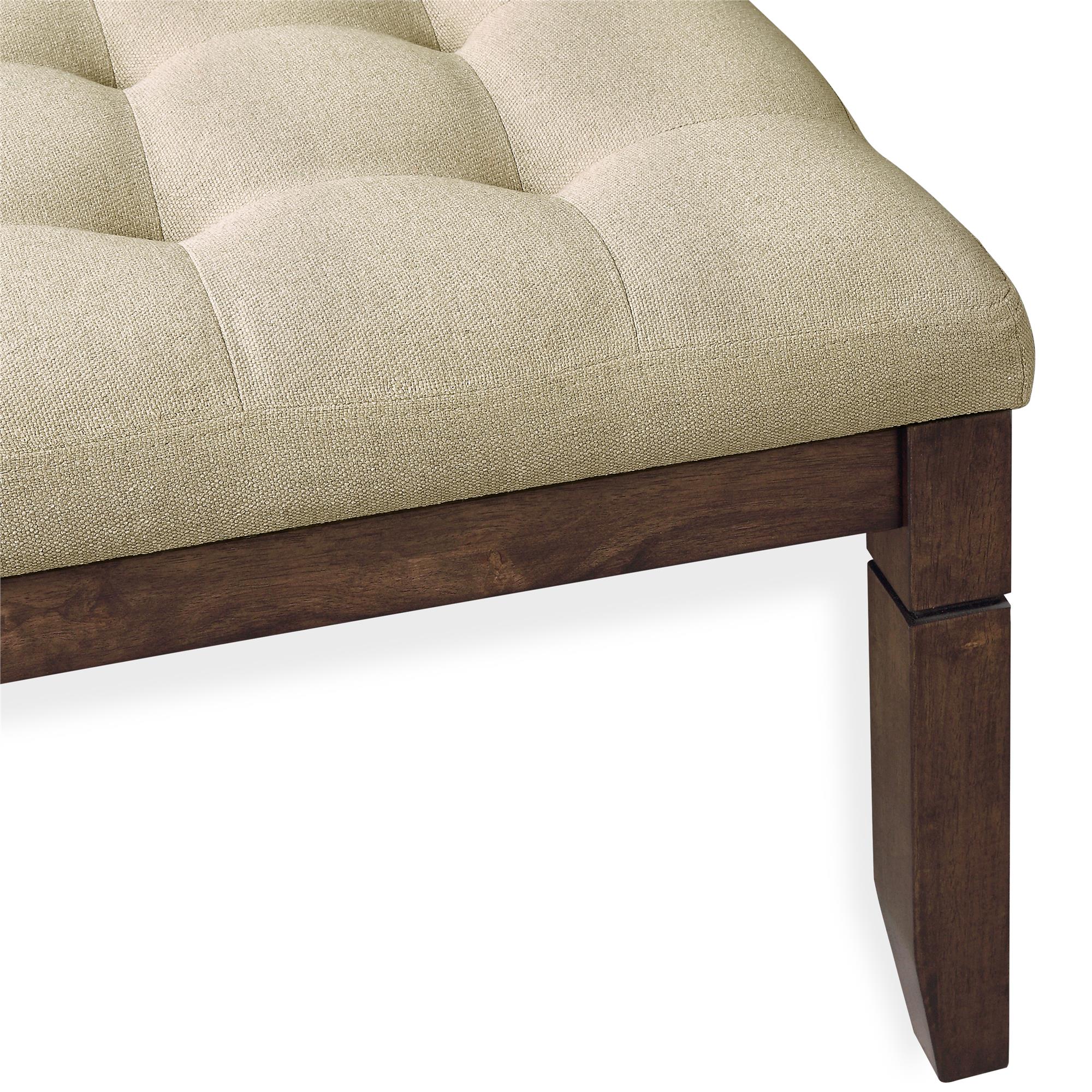 DHP Charlie Square Ottoman - Beige