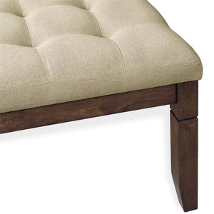DHP Charlie Square Ottoman - Beige