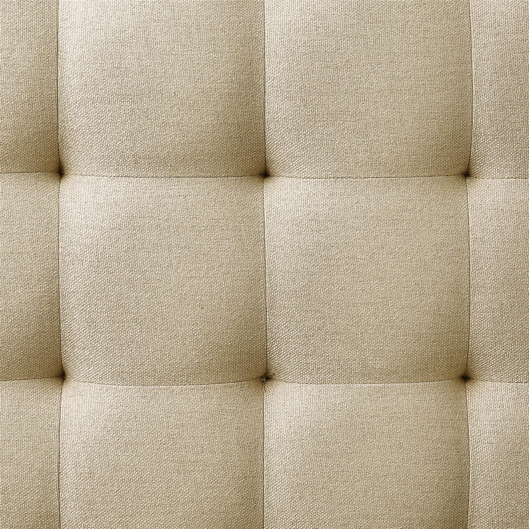 DHP Charlie Square Ottoman - Beige