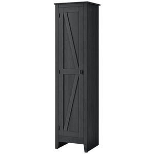 Systembuild Evolution Farmington 18" Wide Storage Cabinet - Black Oak