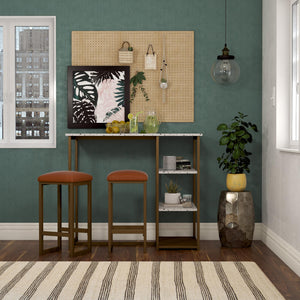 Novogratz Nora 3-Piece Dining Set - White