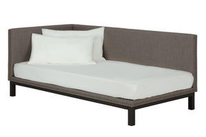 DHP Mid Century Upholstered Daybed - Grey Linen - Twin