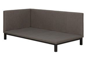 DHP Mid Century Upholstered Daybed - Grey Linen - Twin
