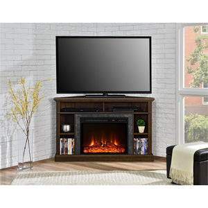 Ameriwood Home Overland Electric Corner Fireplace for TVs up to 50" - Espresso