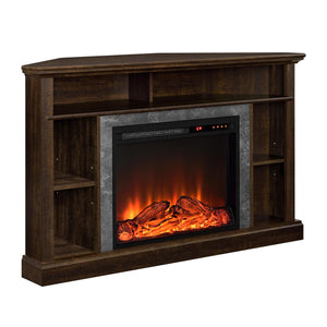 Ameriwood Home Overland Electric Corner Fireplace for TVs up to 50" - Espresso