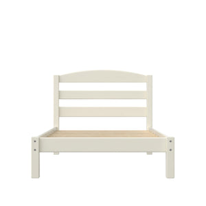 DHP Braylon Twin Size Bed Frame - White - Twin