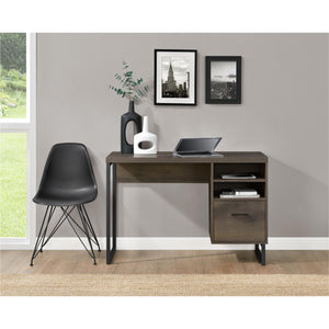 Ameriwood Home Candon Computer Desk - Medium Brown