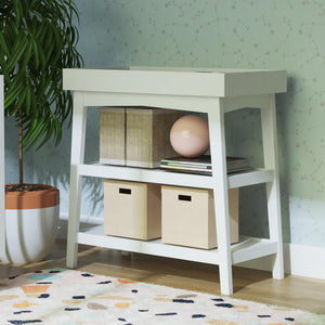 Novogratz Harper Open Changing Table, White - White