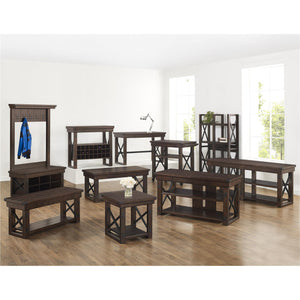 Ameriwood Home Wildwood Wood Veneer Multi-Purpose Rolling Cart - Espresso