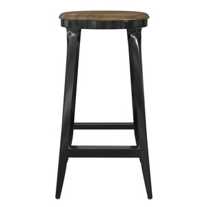 DHP Kelsey Kitchen Island with 2 Stools - Black