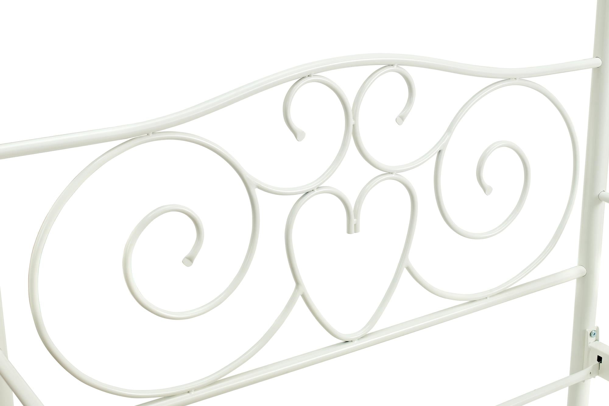 DHP Canopy Metal Bed - White - Twin