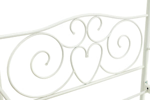 DHP Canopy Metal Bed - White - Twin