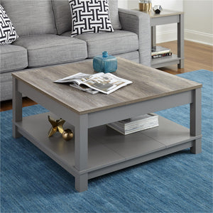 Carver Coffee Table, Gray - Gray