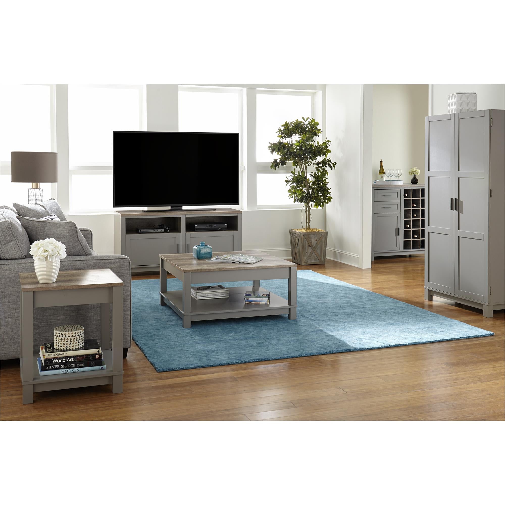Carver Coffee Table, Gray - Gray