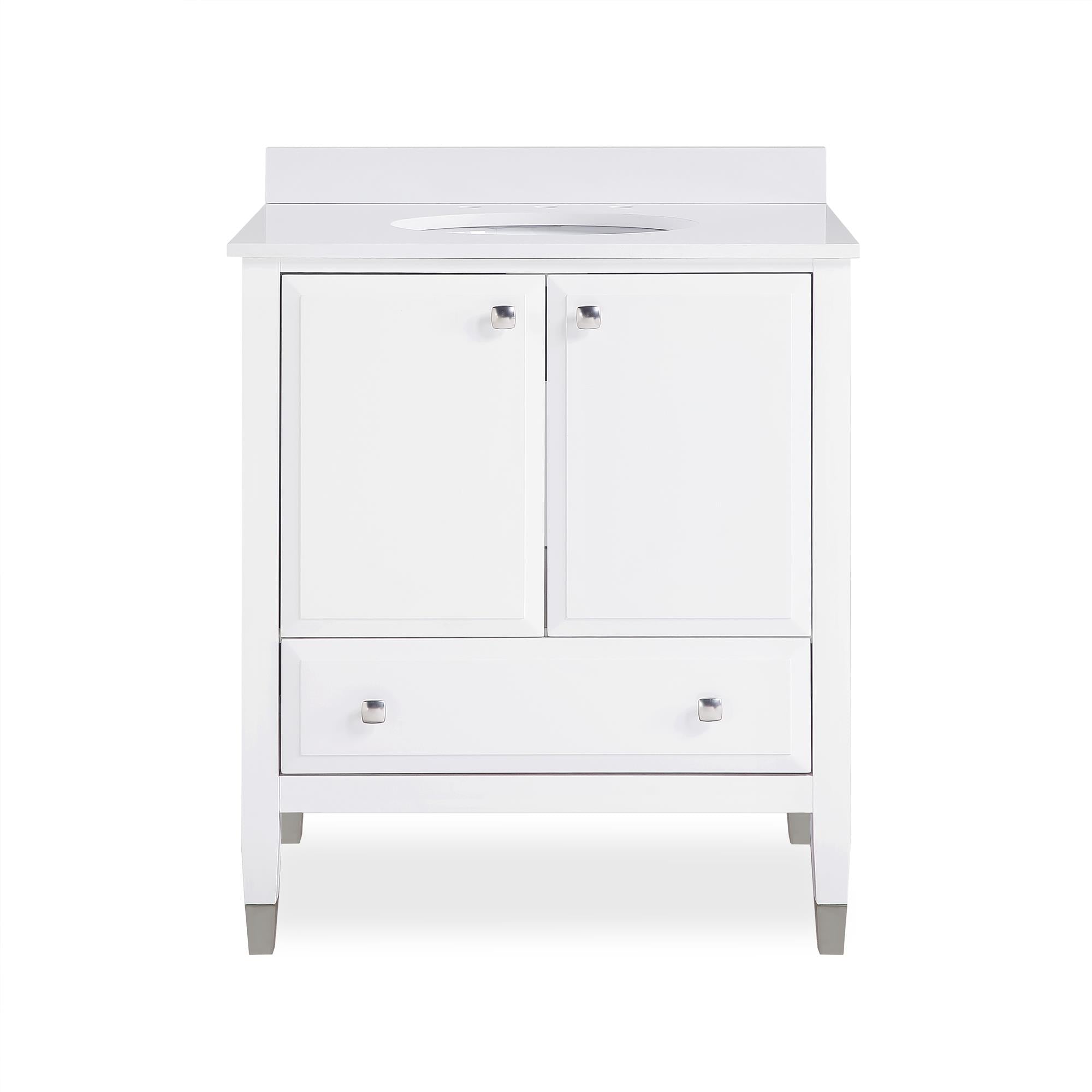 DHP Metcalfe 30 Inch Bathroom Vanity - White - 30"