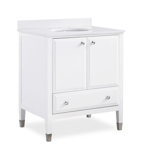 DHP Metcalfe 30 Inch Bathroom Vanity - White - 30"