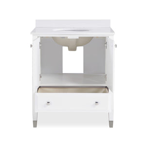 DHP Metcalfe 30 Inch Bathroom Vanity - White - 30"