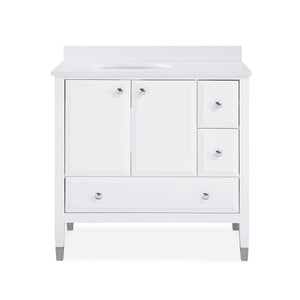 DHP Metcalfe 36 Inch Bathroom Vanity - White - 36"