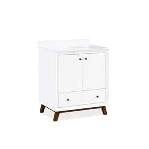 DHP Bleeker 30 Inch Bathroom Vanity - White - 30"