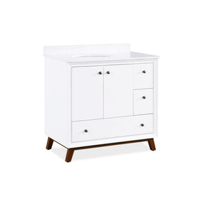 DHP Bleeker 36 Inch Bathroom Vanity - White - 36"