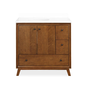DHP Bleeker 36 Inch Bathroom Vanity - Chocolate - 36"