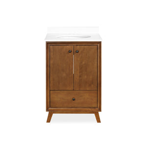 DHP Bleeker 24 Inch Bathroom Vanity - Chocolate - 24"
