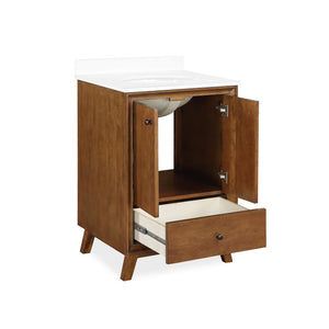 DHP Bleeker 24 Inch Bathroom Vanity - Chocolate - 24"
