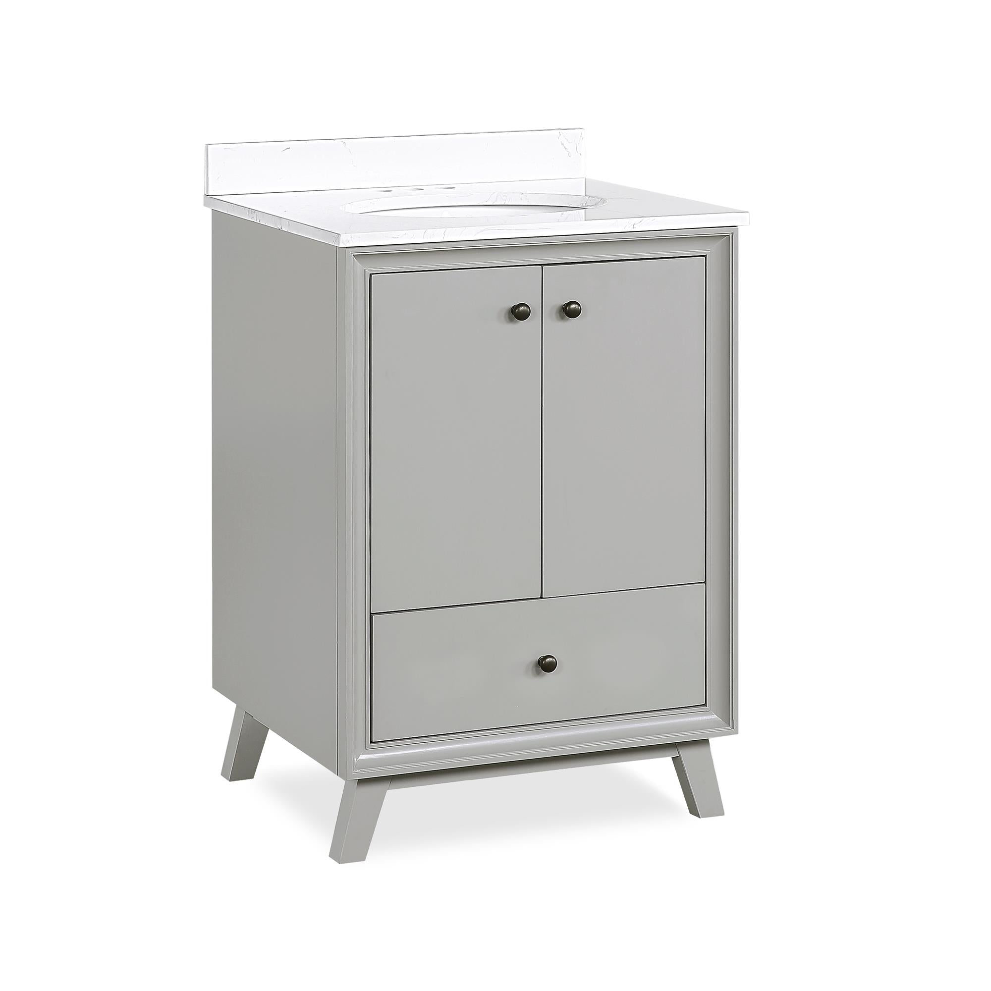 DHP Bleeker 24 Inch Bathroom Vanity - Gray - 24"