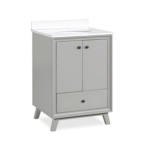 DHP Bleeker 24 Inch Bathroom Vanity - Gray - 24"