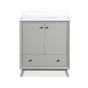 DHP Bleeker 30 Inch Bathroom Vanity - Gray - 30"