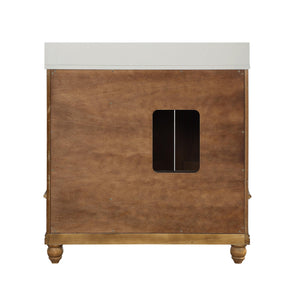 DHP Monteray Beach 36" Bathroom Vanity - Natural Rustic - 36"