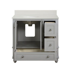 DHP Monteray Beach 36" Bathroom Vanity - Gray - 36"
