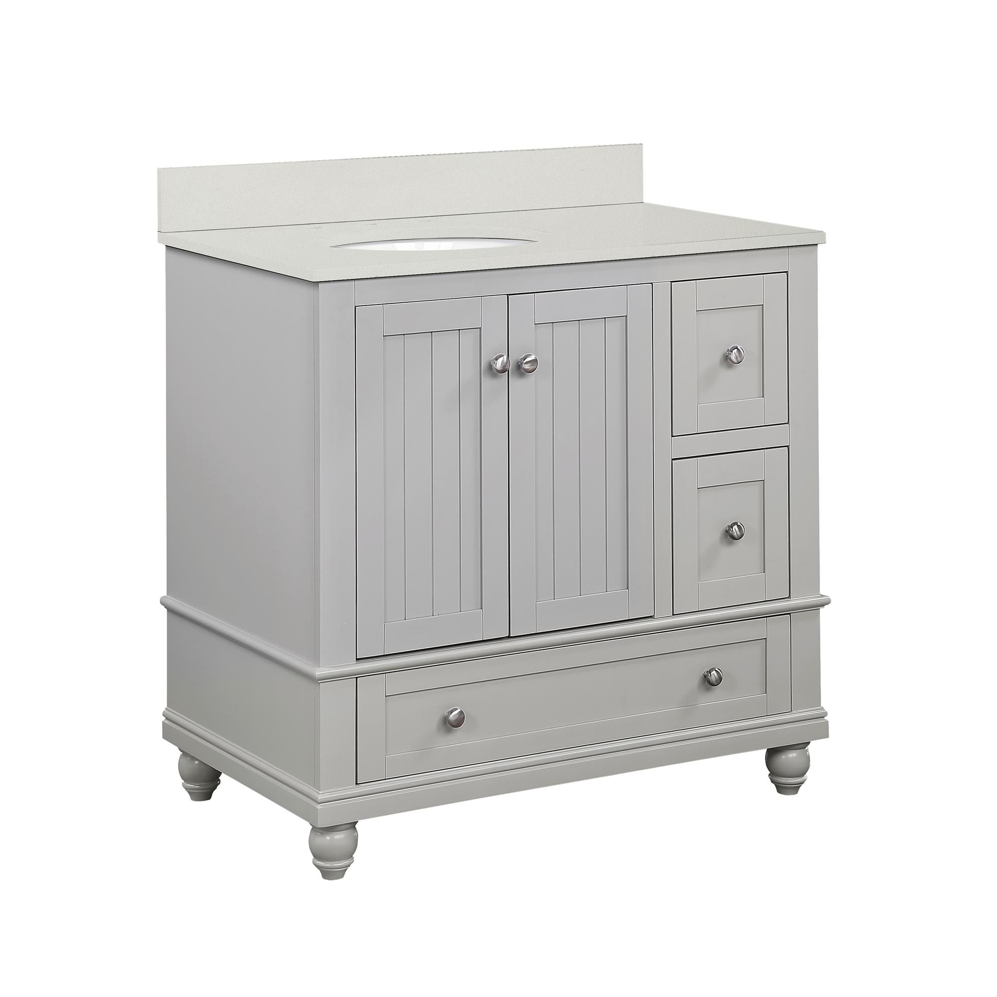 DHP Monteray Beach 36" Bathroom Vanity - Gray - 36"