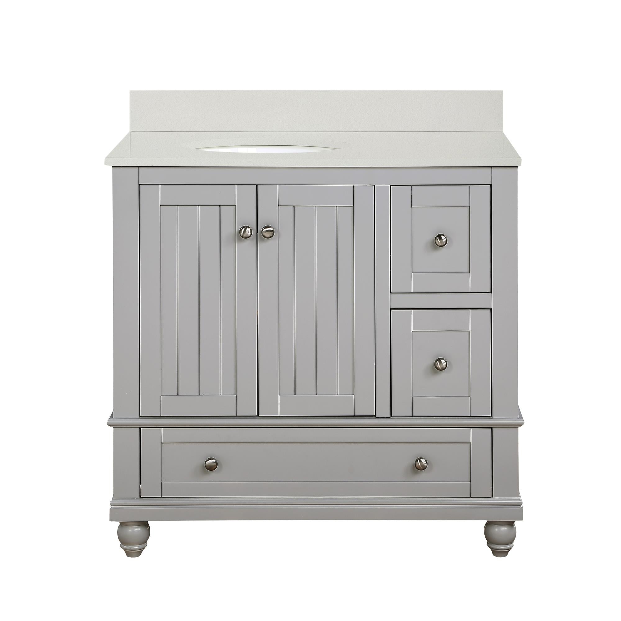 DHP Monteray Beach 36" Bathroom Vanity - Gray - 36"