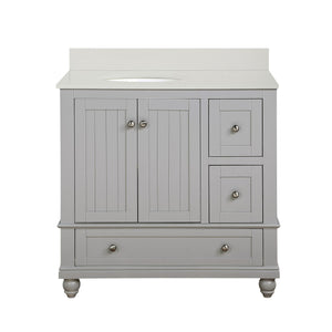 DHP Monteray Beach 36" Bathroom Vanity - Gray - 36"