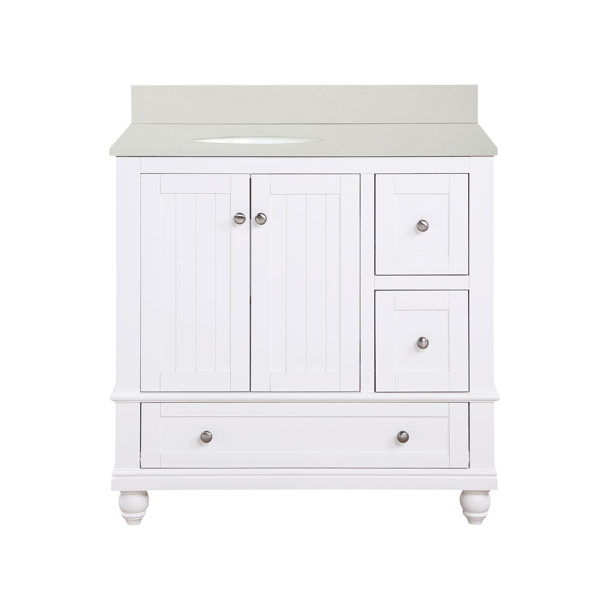 DHP Monteray Beach 36" Bathroom Vanity - White - 36"