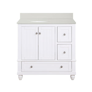 DHP Monteray Beach 36" Bathroom Vanity - White - 36"