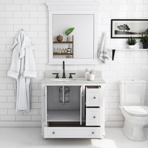 DHP Monteray Beach 36" Bathroom Vanity - White - 36"