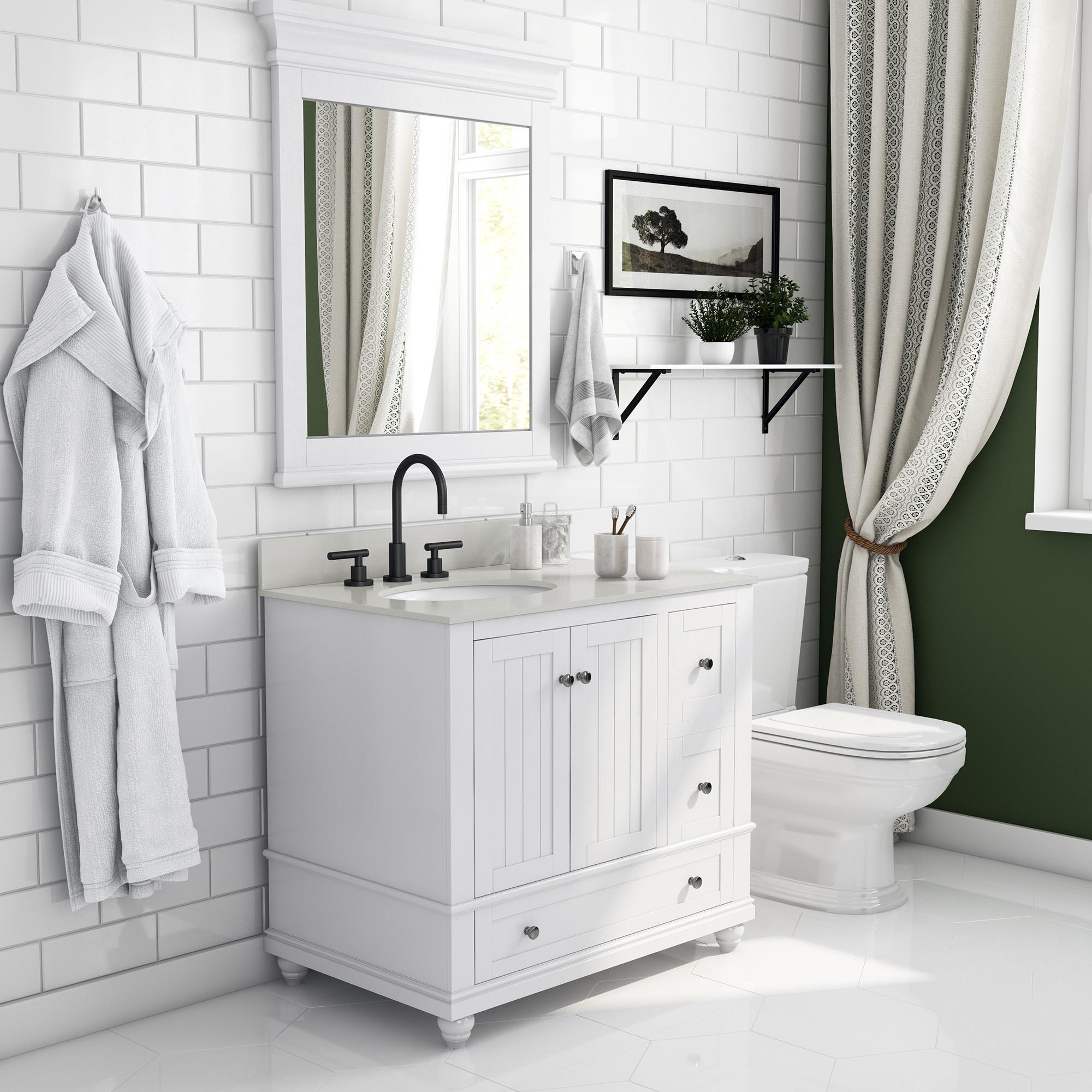 DHP Monteray Beach 36" Bathroom Vanity - White - 36"