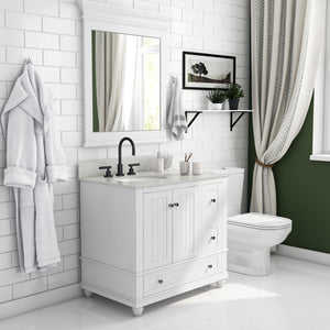 DHP Monteray Beach 36" Bathroom Vanity - White - 36"