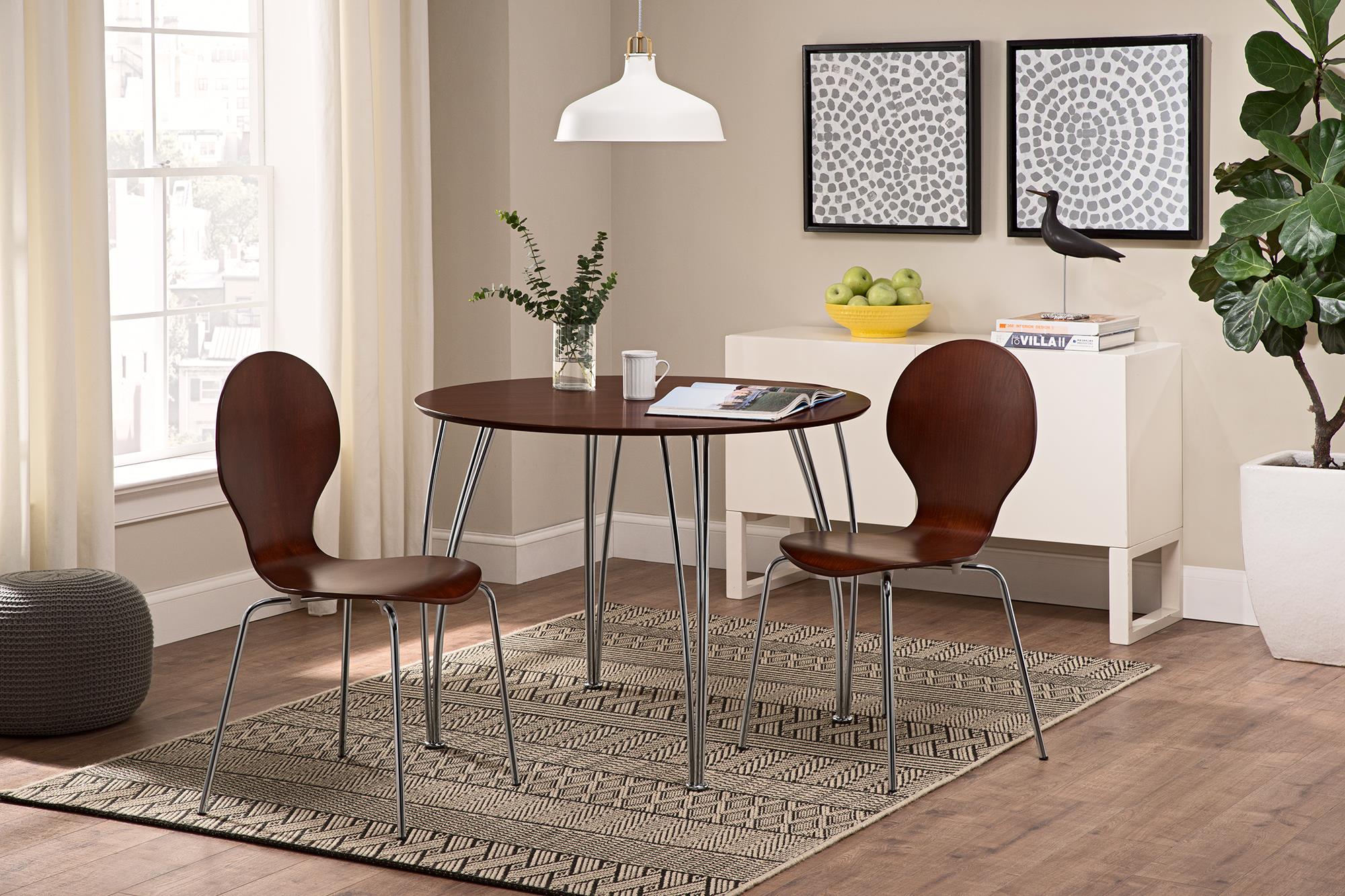DHP Round Dining Table Top - Brown