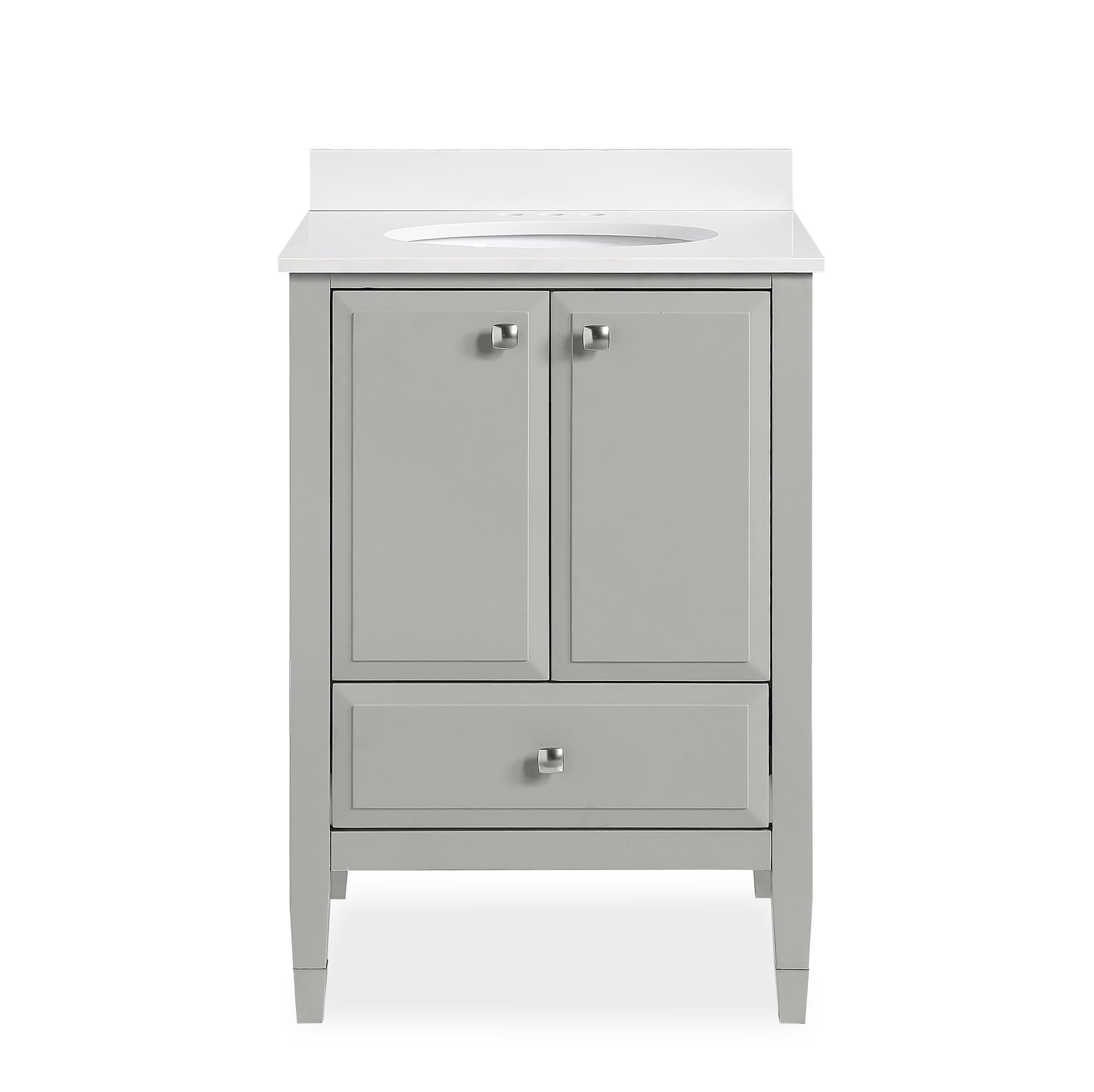 DHP Metcalfe 24 Inch Bathroom Vanity - Gray - 24"