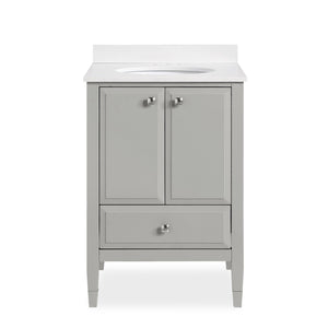 DHP Metcalfe 24 Inch Bathroom Vanity - Gray - 24"